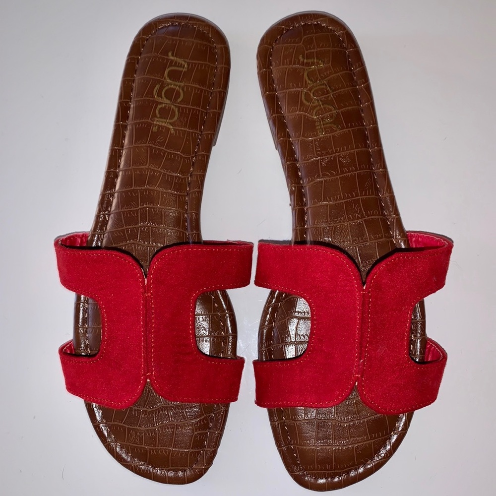 Red Sandals